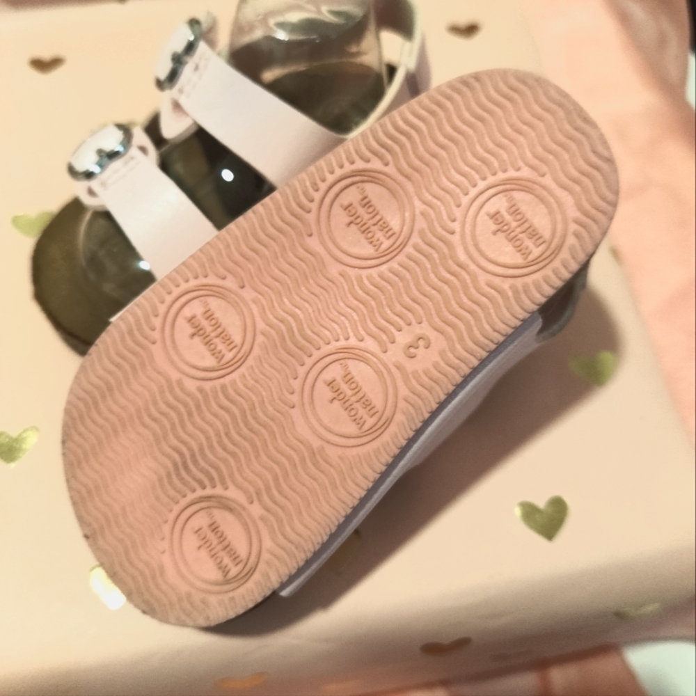 Little Girls Baby Toddler Slip On Shoes Adjustable With Velcro